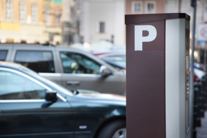 Cars Parked at Parking Meter
