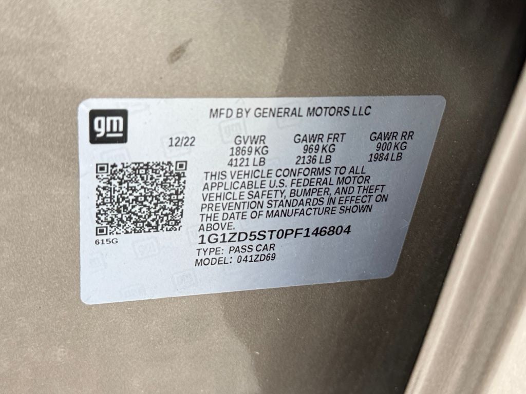 2023 Chevrolet Malibu LT Preferred Equipment Group