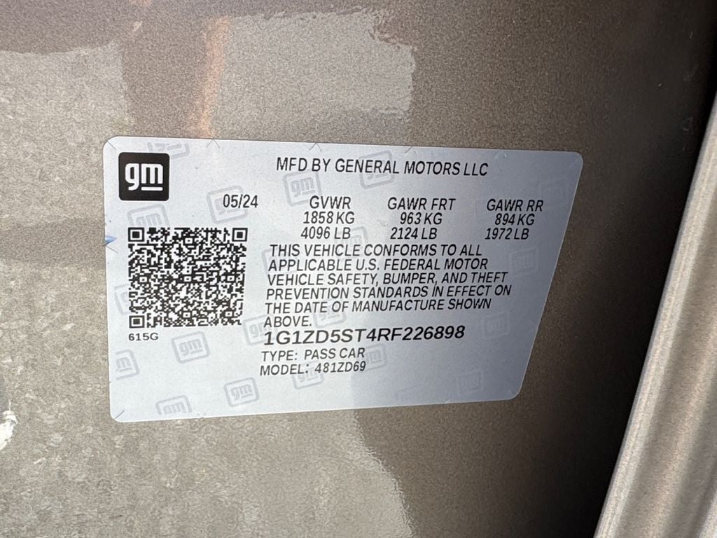 2024 Chevrolet Malibu LT 1LT