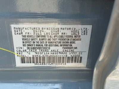 2024 Nissan Sentra SV