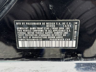 2025 Volkswagen Jetta 1.5T S