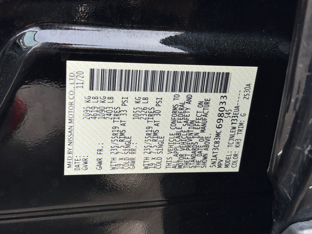 2021 Nissan Rogue SL AWD