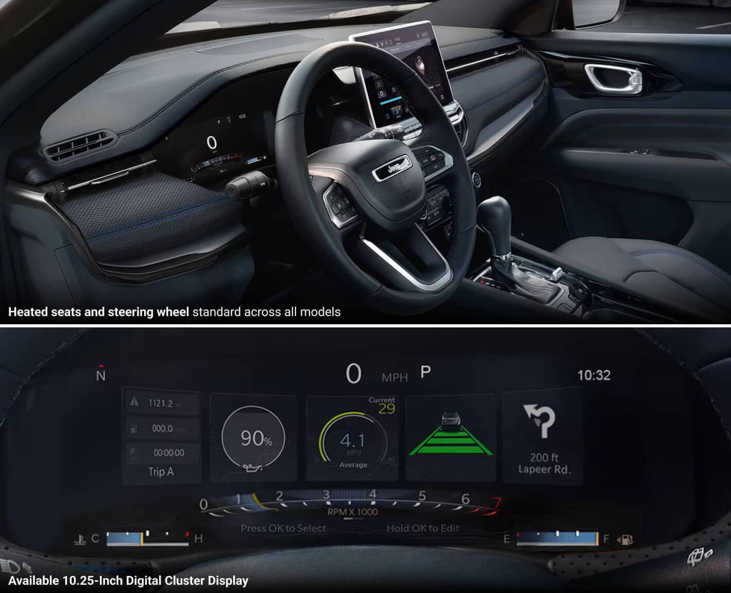 Do Jeep Compass Interior Features Vary by Trim? #1