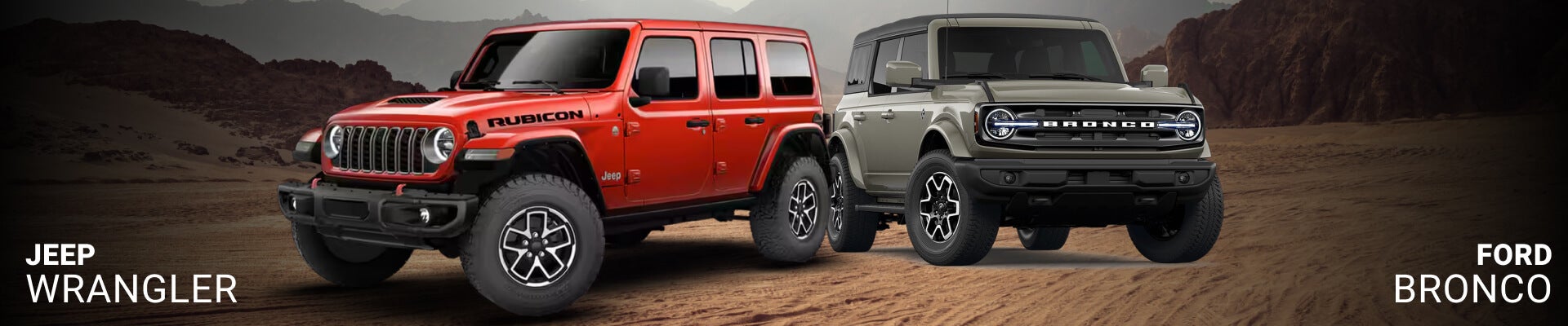 Ford Bronco Versus Jeep Wrangler