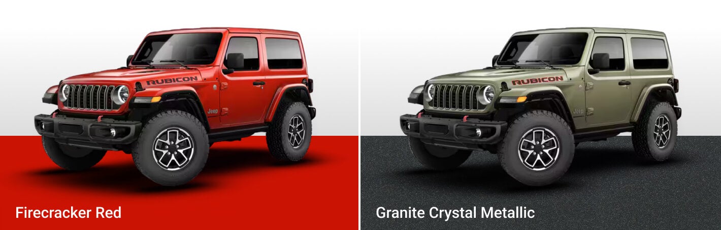 2026 Jeep Wrangler Exterior Colors