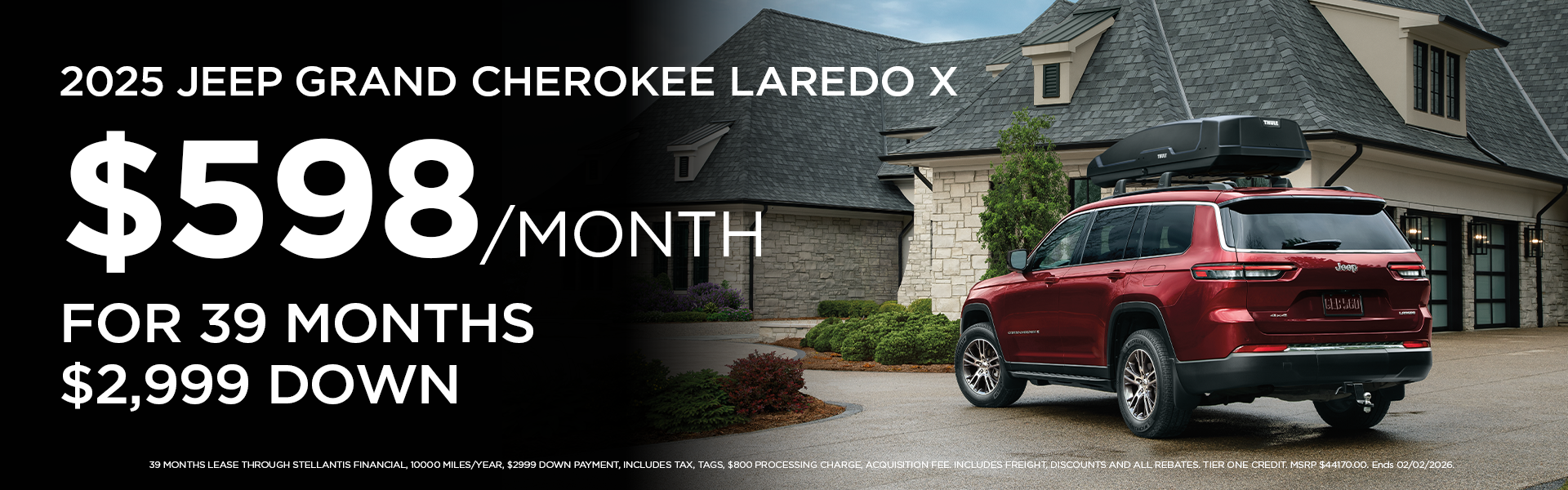 New 2025 Grand Cherokee Laredo X