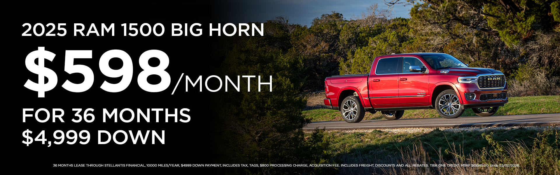 New 2025 RAM 1500 Big Horn