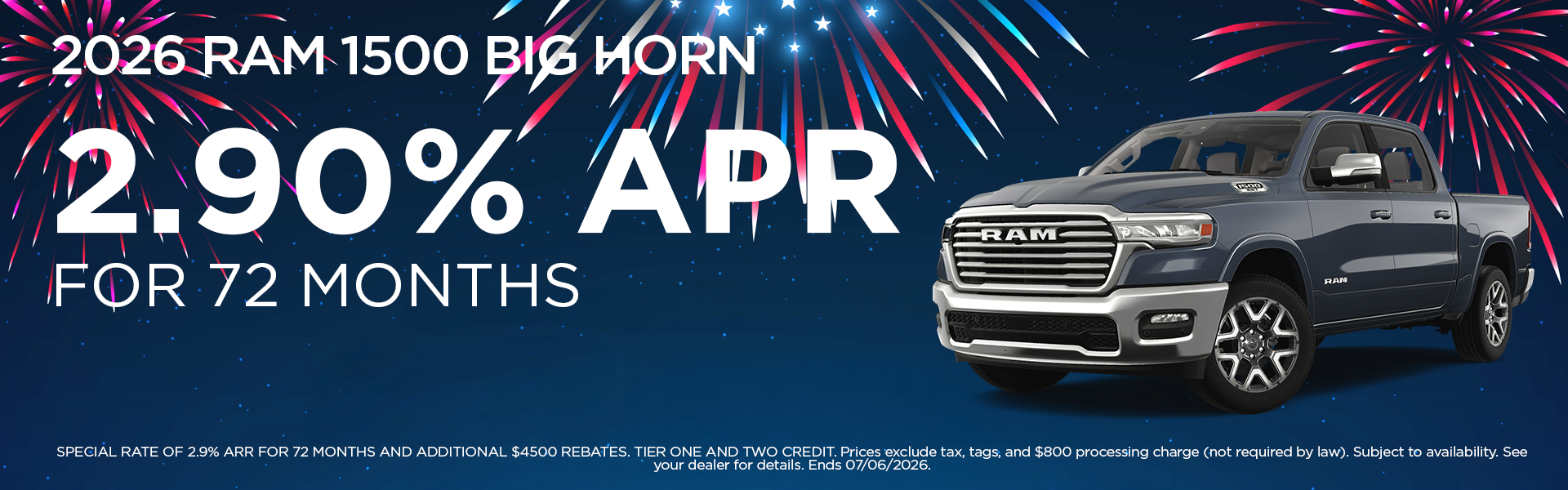 New 2026 RAM 1500 Big Horn