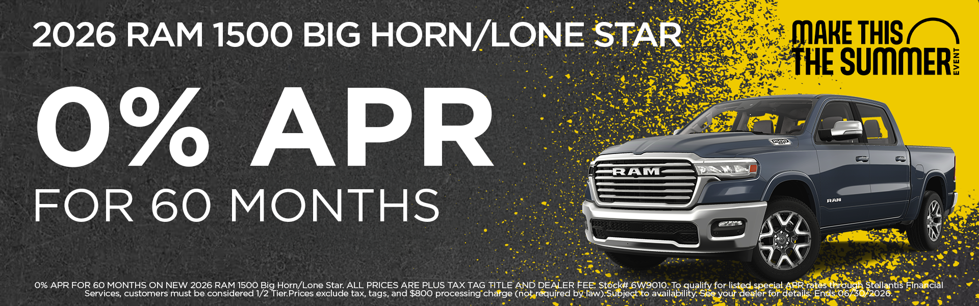 New 2026 RAM 1500 Big Horn/Lone Star