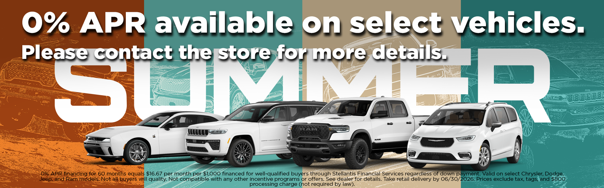 0% APR On Select Vehicles