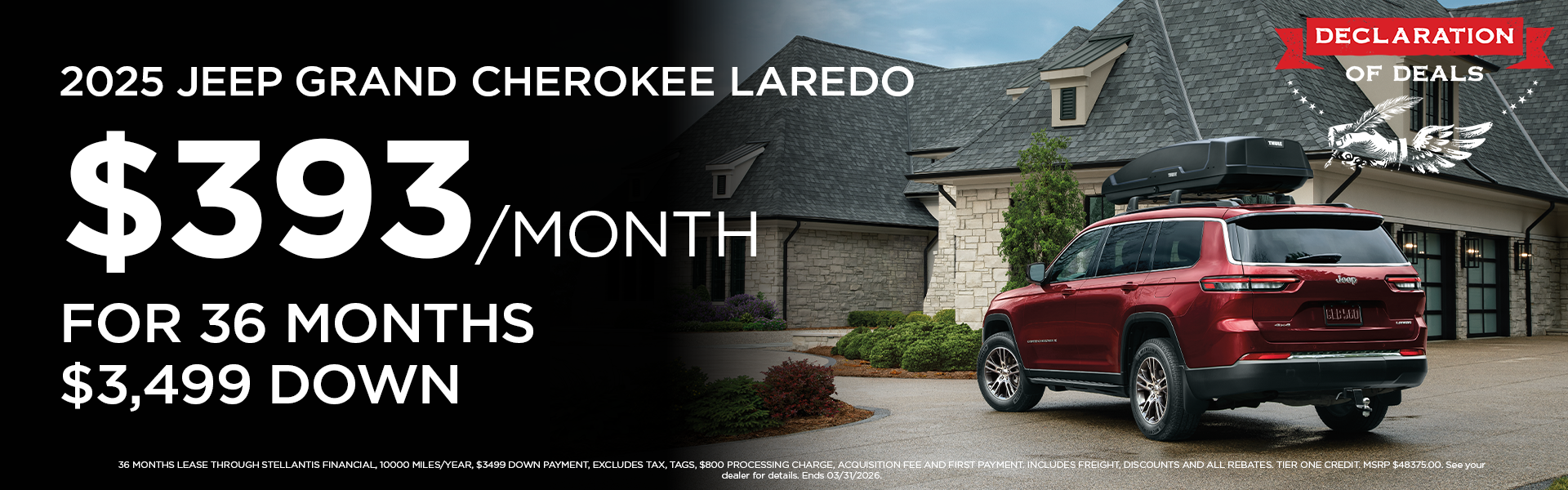 New 2025 Grand Cherokee Laredo