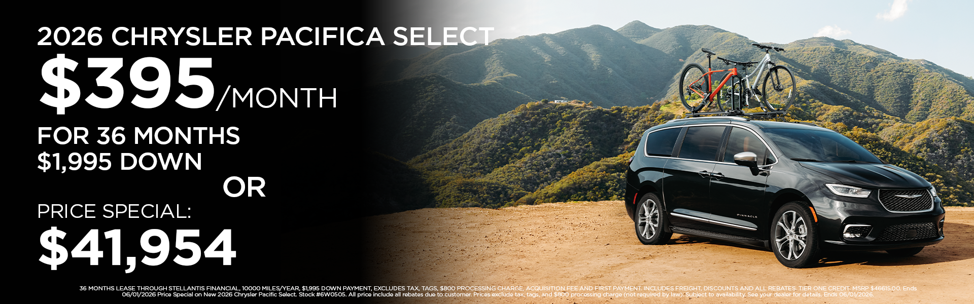New 2026 Pacifica Select 