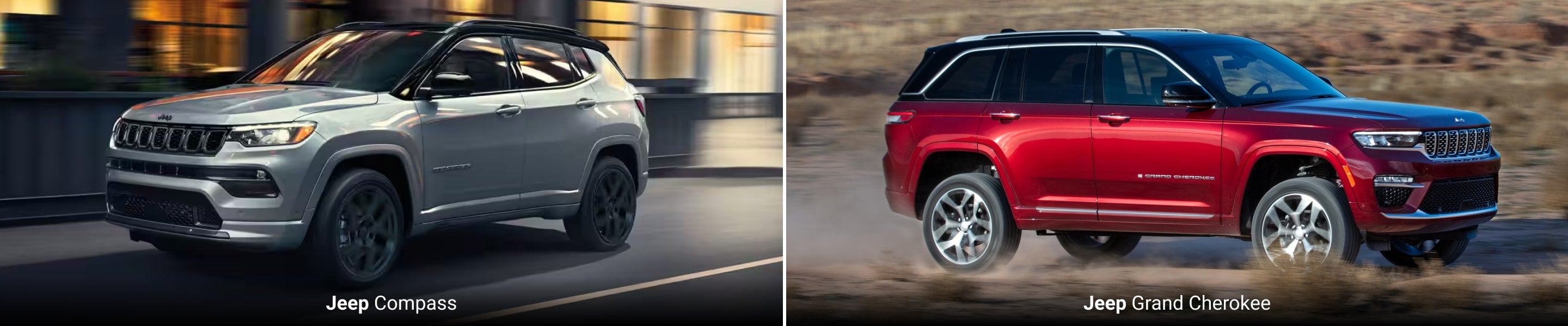 Jeep Compass vs Jeep Grand Cherokee